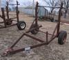 Single axle spool trailer Pintle hitch Adjustable spool height Fits spools up to approx 54 W 8 75 16...