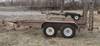 Thumbnail T_F4282B.JPG of 1981 13 tandem axle trailer , 75 quot W , 5 5L x 18 quot W ramps , Pintle hitch , Safety break away ...