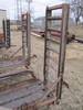 Thumbnail T_F4282O.JPG of 1981 13 tandem axle trailer , 75 quot W , 5 5L x 18 quot W ramps , Pintle hitch , Safety break away ...
