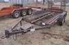 1977 13 tandem axle trailer 75 W 52 L x 18 W ramps Pintle hitch Safety break away chain 7 15 tires U...