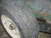 Thumbnail T_F4283L.JPG of 1977 13 tandem axle trailer , 75 quot W , 52 quot L x 18 quot W ramps , Pintle hitch , Safety break ...
