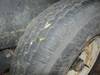 Thumbnail T_F4283M.JPG of 1977 13 tandem axle trailer , 75 quot W , 52 quot L x 18 quot W ramps , Pintle hitch , Safety break ...