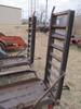 Thumbnail T_F4283O.JPG of 1977 13 tandem axle trailer , 75 quot W , 52 quot L x 18 quot W ramps , Pintle hitch , Safety break ...