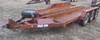 1974 17 triple axle trailer Safety break away chain Pintle hitch 7 50R16 tires Spare tire Unit K105 ...