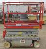 Thumbnail T_F4287A.JPG of Skyjack SJ111 3219 scissor lift , 64 quot L x 28 quot W platform , 19 max platform height , 24V , 39...