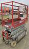 Thumbnail T_F4287B.JPG of Skyjack SJ111 3219 scissor lift , 64 quot L x 28 quot W platform , 19 max platform height , 24V , 39...
