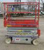 Thumbnail T_F4287C.JPG of Skyjack SJ111 3219 scissor lift , 64 quot L x 28 quot W platform , 19 max platform height , 24V , 39...
