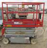 Thumbnail T_F4288A.JPG of Skyjack SJ111 3219 scissor lift , 64 quot L x 28 quot W platform , 19 max platform height , 24V , 39...