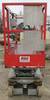 Thumbnail T_F4288G.JPG of Skyjack SJ111 3219 scissor lift , 64 quot L x 28 quot W platform , 19 max platform height , 24V , 39...