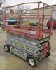 1995 Skyjack SJ4626 scissor lift 88 L x 44 W platform 26 max platform height 24V 43 H rails 3 platfo...