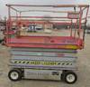 Thumbnail T_F4289E.JPG of 1995 Skyjack SJ4626 scissor lift , 88 quot L x 44 quot W platform , 26 max platform height , 24V , 4...