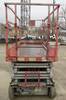 Thumbnail T_F4289G.JPG of 1995 Skyjack SJ4626 scissor lift , 88 quot L x 44 quot W platform , 26 max platform height , 24V , 4...