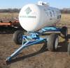 1,000 gallon anhydrous ammonia tank on running gear Center fill Pin hitch 12 5 15 tires Has passed i...