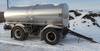 Portable water tank trailer Tandem axle Gravity feed Air brakes Pintle hitch 10 20 tires 95598 Shipp...
