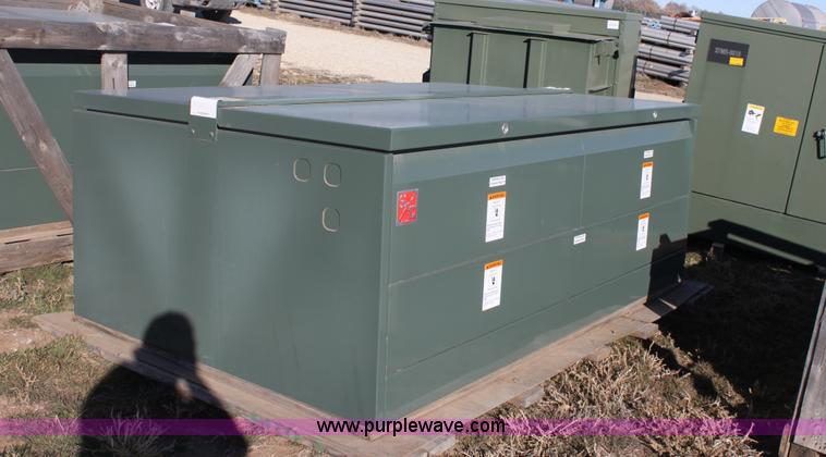 image for item AA9165 Assorted unused outdoor distribution switch gear and transformers