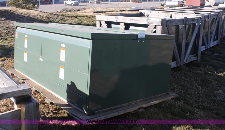 image for item AA9165 Assorted unused outdoor distribution switch gear and transformers