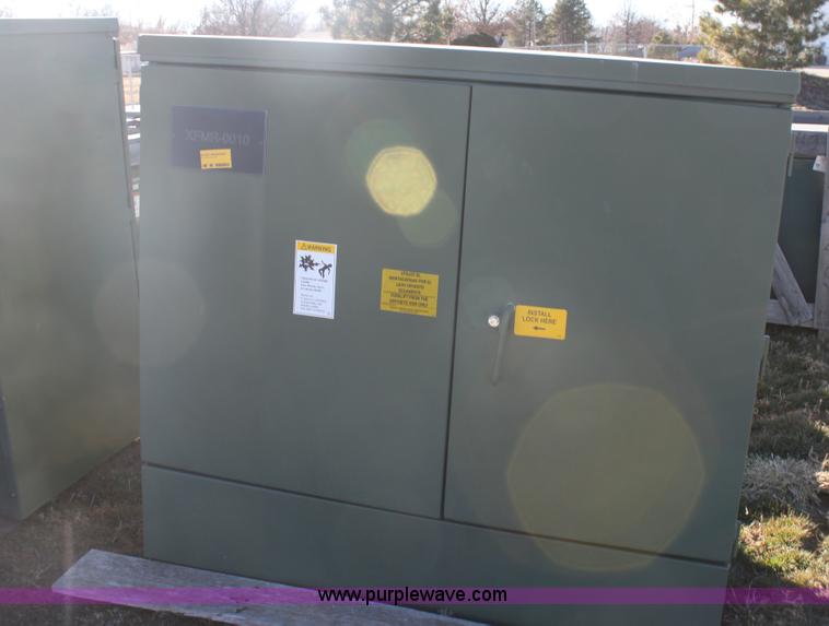 image for item AA9165 Assorted unused outdoor distribution switch gear and transformers