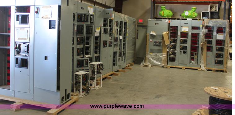 image for item AA9165 Assorted unused outdoor distribution switch gear and transformers