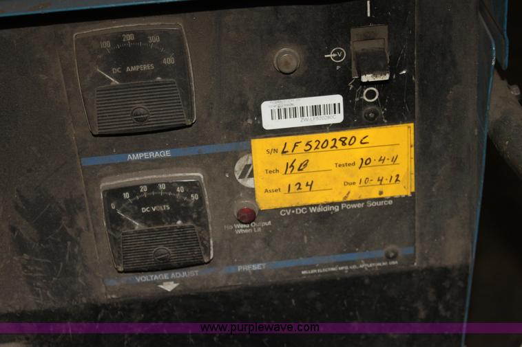 image for item AA9180 Miller CP302 wire feed welder