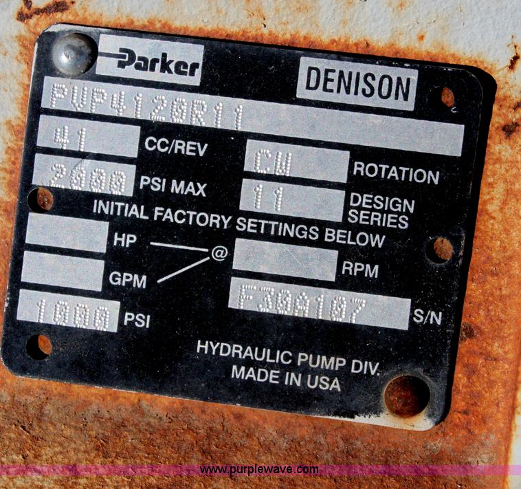 image for item AA9186 Parker Denison 10 HP electric hydraulic power unit