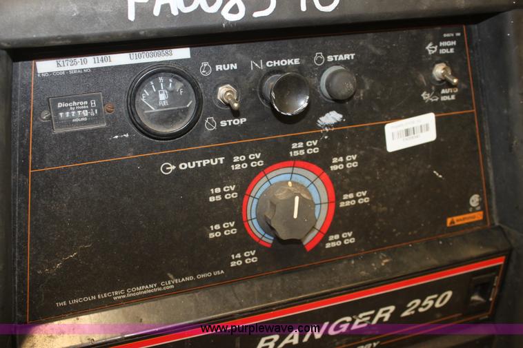 image for item AA9209 Lincoln Electric Ranger 250 gas engine