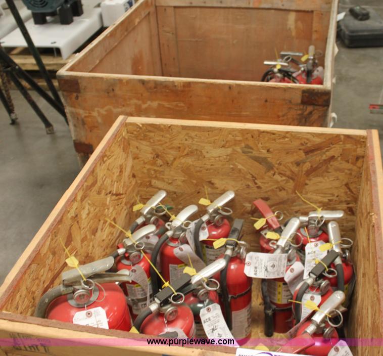 image for item AA9214 (30) assorted fire extinguishers