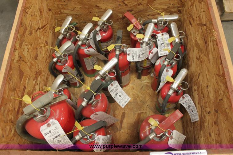 image for item AA9214 (30) assorted fire extinguishers