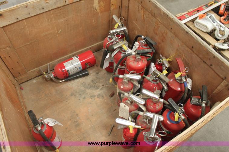 image for item AA9214 (30) assorted fire extinguishers