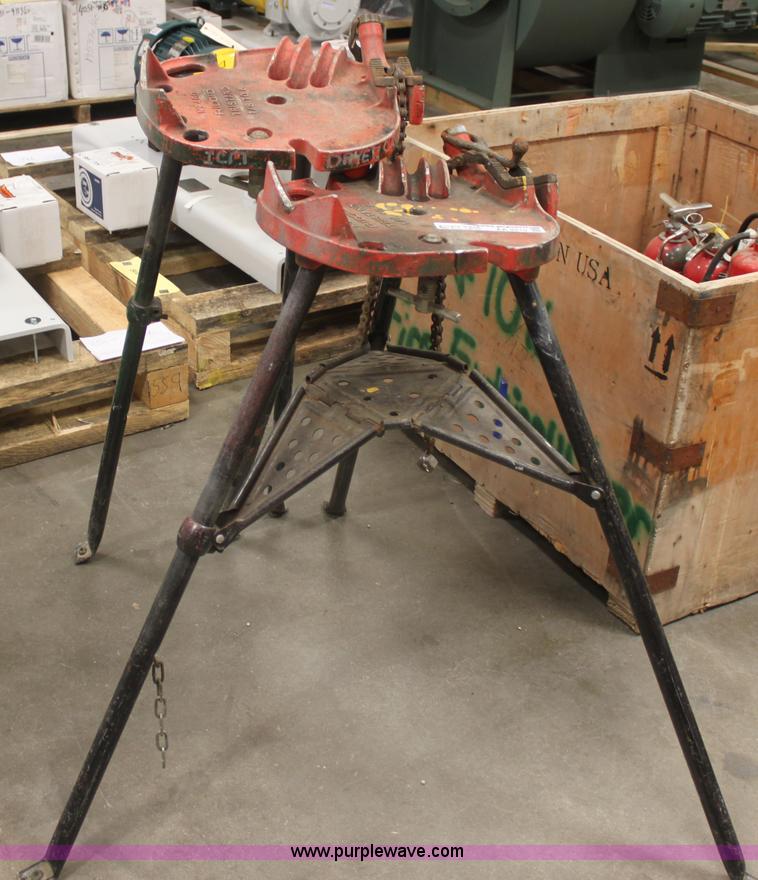 image for item AA9215 (2) 1/8" to 6" Ridgid pipe tri-stands