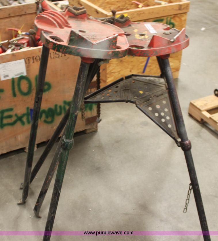 image for item AA9215 (2) 1/8" to 6" Ridgid pipe tri-stands