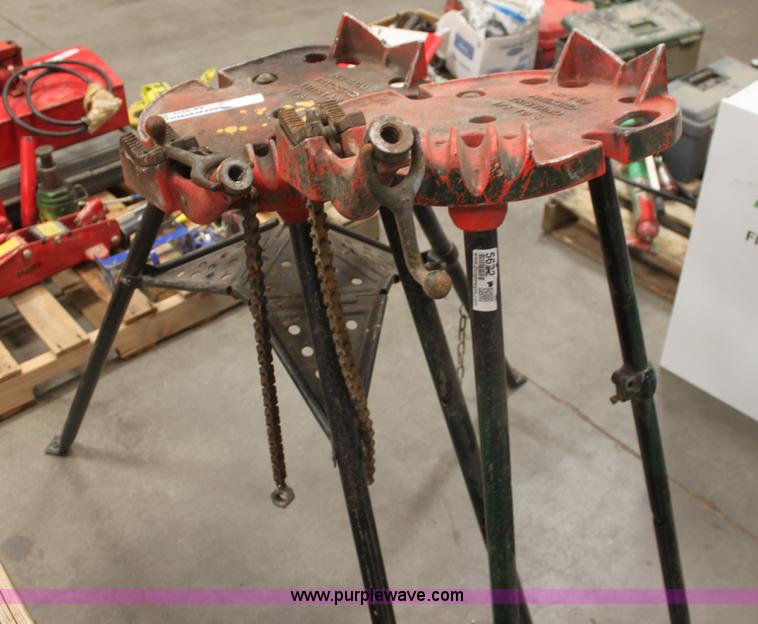 image for item AA9215 (2) 1/8" to 6" Ridgid pipe tri-stands