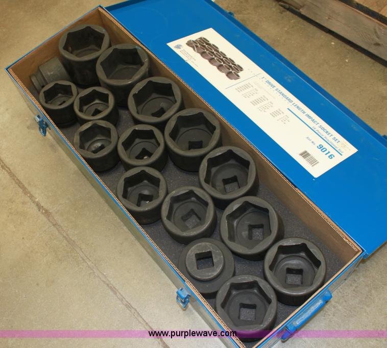 image for item AA9217 GP Grey Pneumatic Corp. 1" drive standard length impact socket set