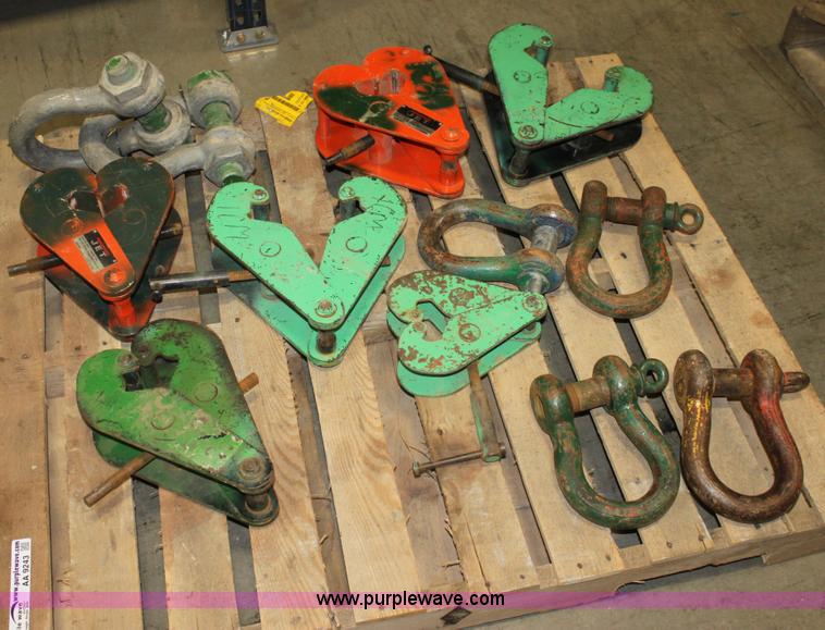 image for item AA9243 Assorted clamps and clevises