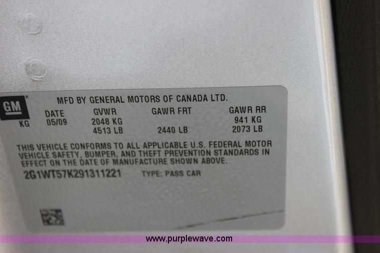 image for item E8265 2009 Chevrolet Impala LT