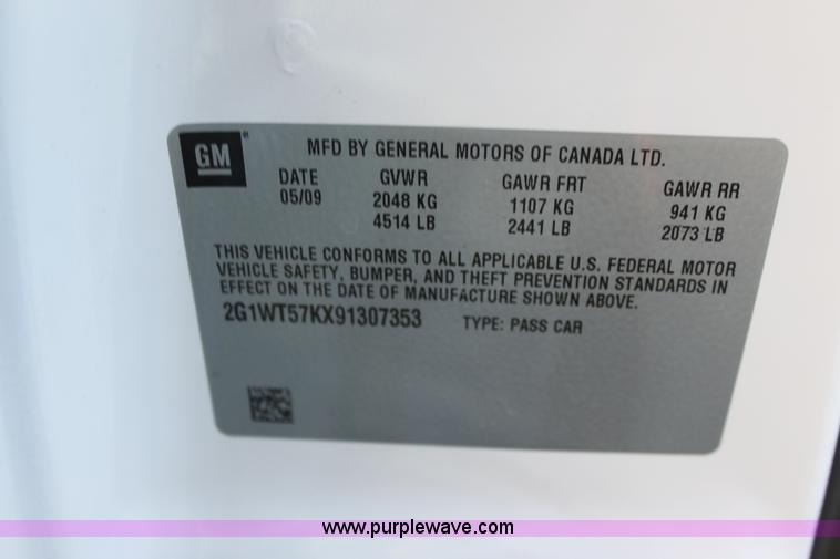 image for item E8350 2009 Chevrolet Impala LT