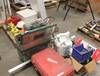 Assorted tools Victor torch gauges Milwaukee port a band 3 squares 1 EMT pipe bender 10 ton porta po...