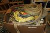 Box of assorted lifting straps and slings 36 x 24 x 24 Shipping quotes available ICM Colwich, KS 6...
