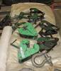 Assorted tools 6 three ton beam clamps 4 Crossby clevises Roll of plastic Trap Shipping quotes avai...