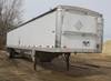 Thumbnail T_F2825E.JPG of 1993 Timpte double hopper grain trailer , 42L x 96 quot W , 66 quot H sides , Tarp , Spring suspensi...