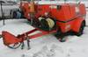 1996 Leroi Q175 JD E air compressor 2,228 hours on meter John Deere diesel engine 175 CFM 2 hose ree...