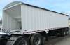 2001 shop built grain trailer 28 L x 100 W 66 H sides All steel construction Roll over tarp Rear pin...
