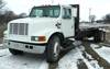 1996 International 4700 flatbed truck 156,375 miles on odometer International DT466 7 6L L6 diesel e...