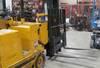 Thumbnail T_E3789ZX.JPG of 1994 Drexel SL33HP electric forklift , 3,845 hours on meter , 8,000 lb capacity , Clark front Swingm...