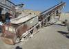 2000 Production Engineered Products portable stacking conveyor 50 x 24 Wheels can be turned manually...