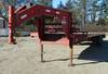 Thumbnail T_Y9046G.JPG of 1998 Circle gooseneck trailer , 27 deck , 5 dovetail , 96 quot W , Triple ramps , Double down rigger...