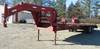 Thumbnail T_Y9046H.JPG of 1998 Circle gooseneck trailer , 27 deck , 5 dovetail , 96 quot W , Triple ramps , Double down rigger...