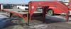 1996 PJ gooseneck trailer 24 L Single tandem axles LT235/85R16 tires Top mounted spare tire GVWR 14,...