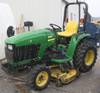 1999 John Deere 4200 garden tractor 2,143 hours on meter Yanmar three cylinder diesel engine Three s...
