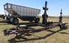 2003 Trailtech double header trailer Model DR210000 12V hydraulic system Pintle hitch Electric brake...