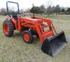 2002 Kioti LK3054 MFWD tractor 822 hours on meter Daedong 1 4L three cylinder diesel engine Model TD...